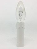 Osłonka do żyrandola - biała  Ø24mm, H8,5cm